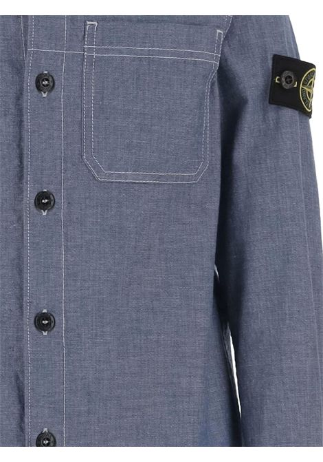 Camicia con applicazione STONE ISLAND KIDS | 1100002 S0310V0040